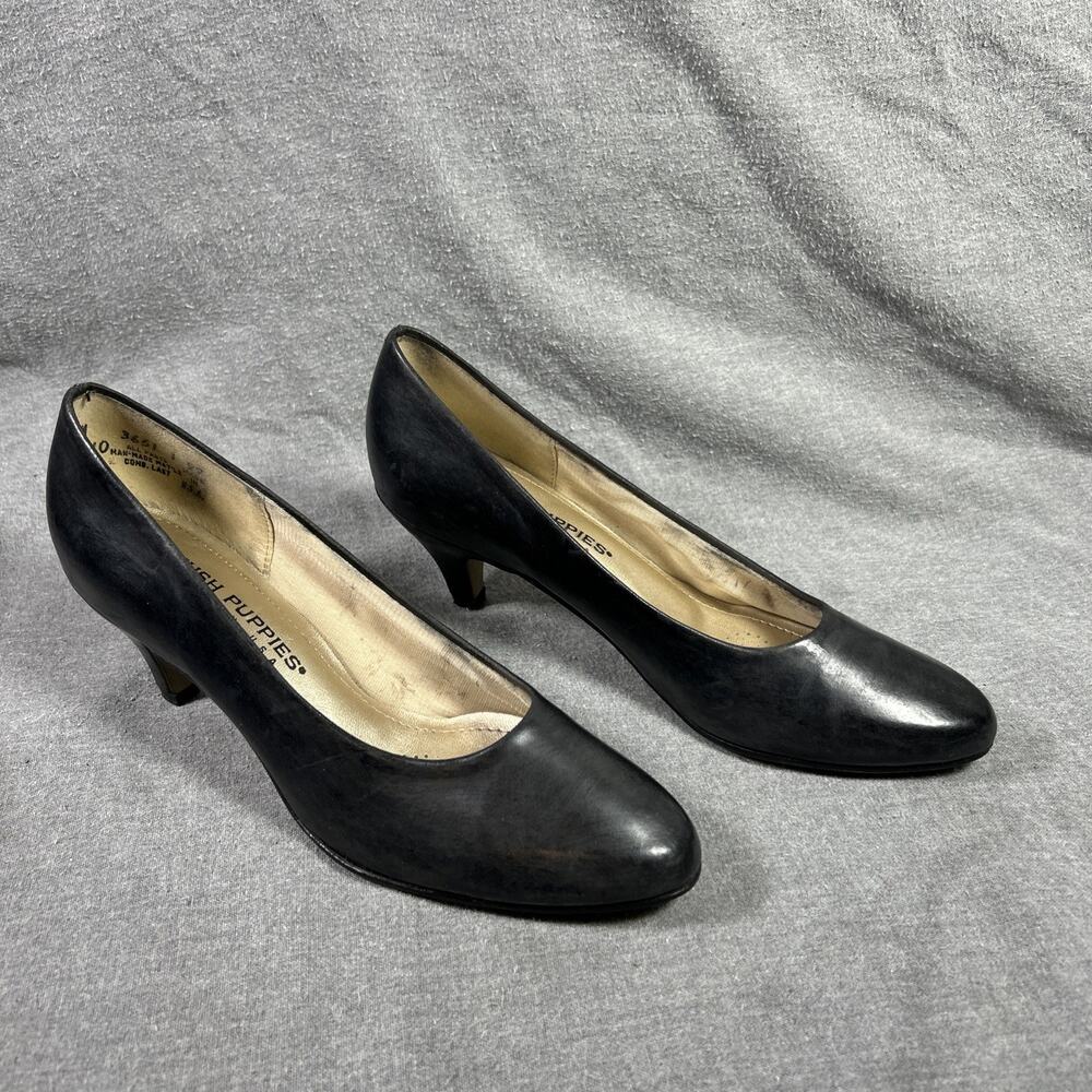 Hush Puppies Soft Style Woman's High Heel Pump, Black, 7 1/2